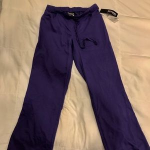 Purple Rain scrub pants size Small